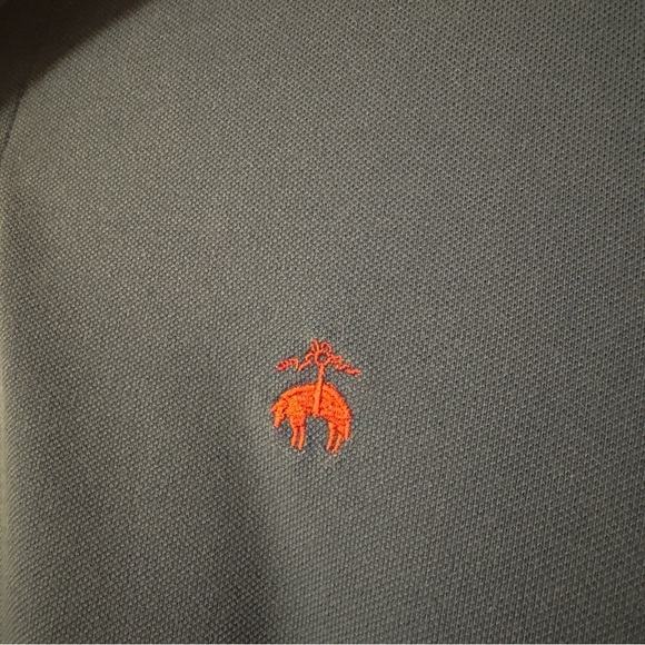 Brooks Brothers Slimfit Poloshirt Blue Mens Size L - Picture 4 of 7